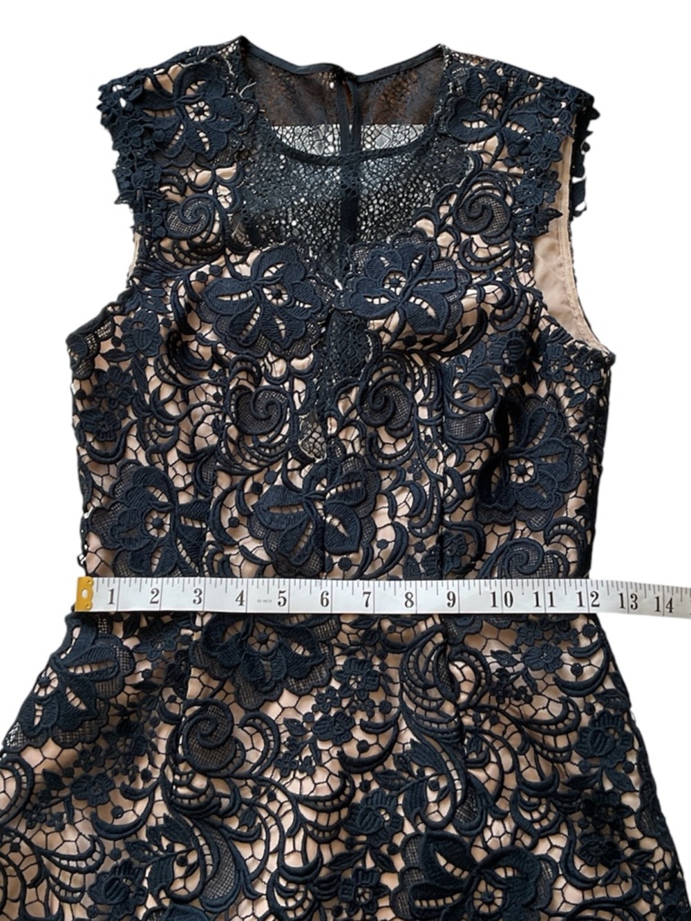 NWT Reiss June Lace Navy Blue Dress, size US 2 - Picture 12 of 14